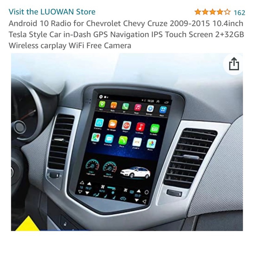 Android Radio for Chevy Cruze 2009-2015